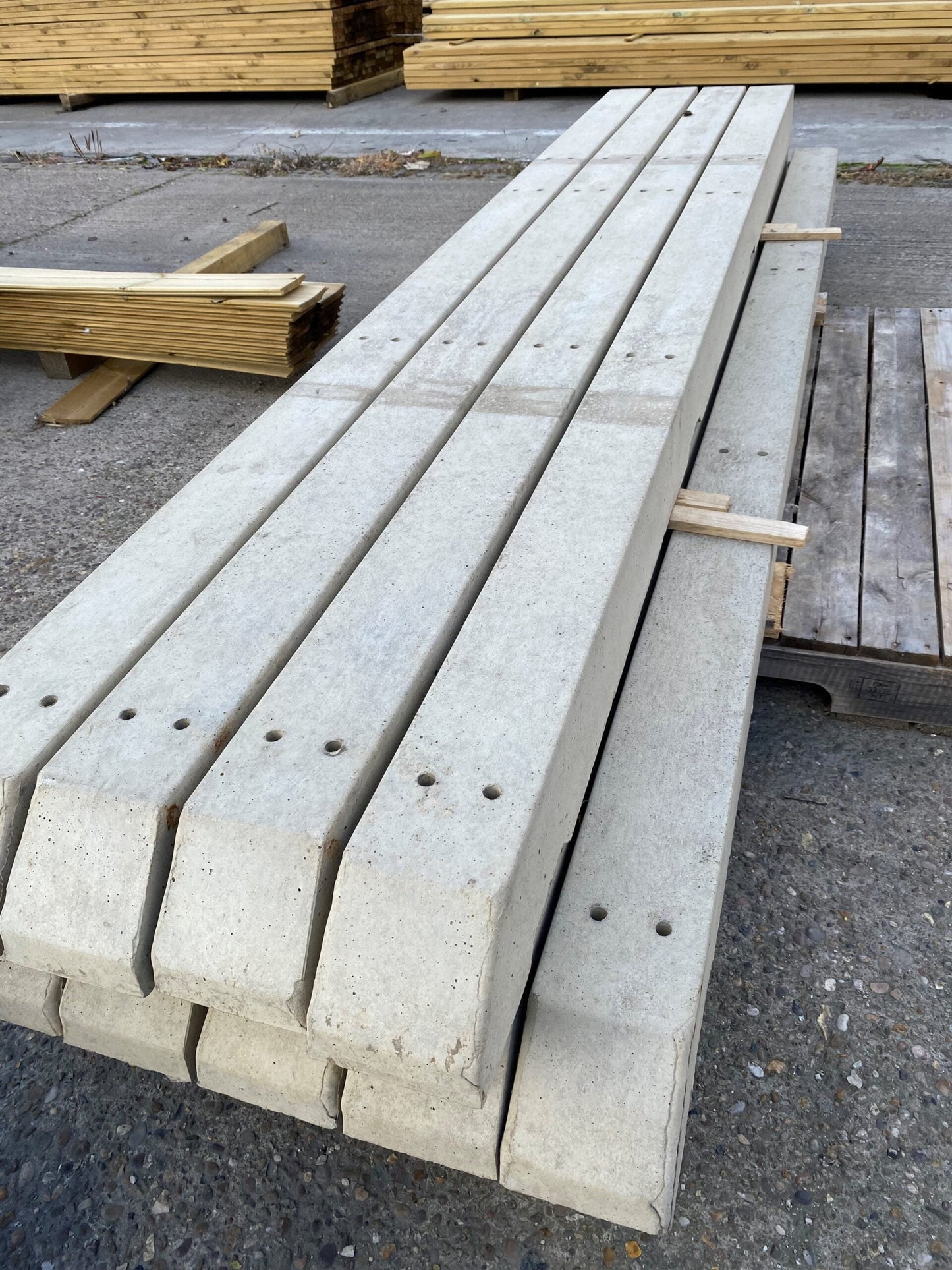 Recessed Concrete Posts