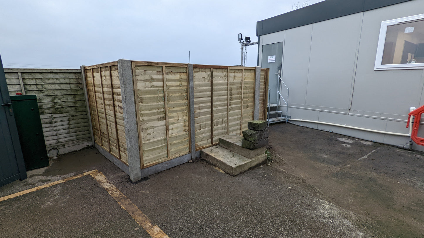 Waney Lap Fence Panels