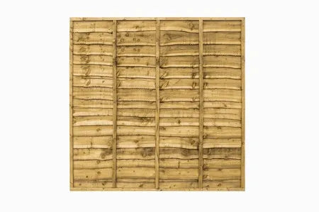 Waney Lap Fence Panels