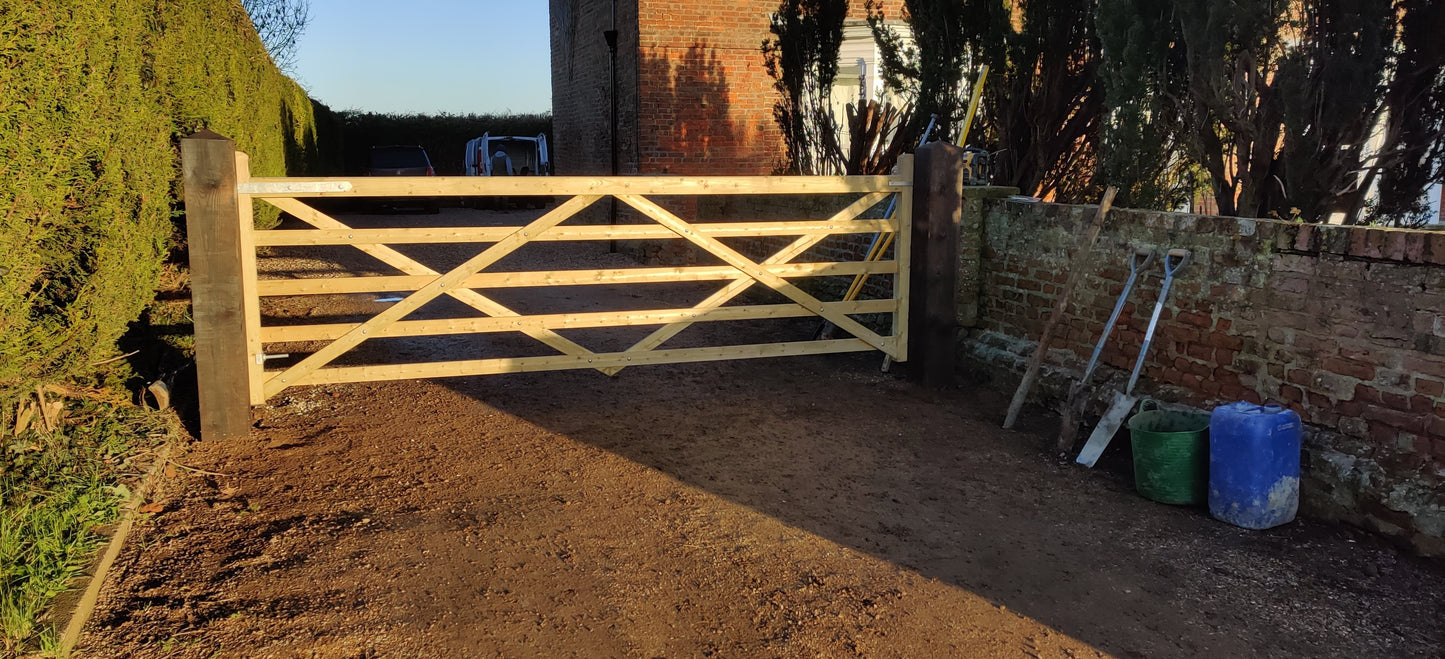 5 Bar Field Gates