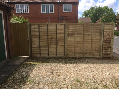 Waney Lap Fence Panels