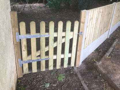 Round Top Picket Gates