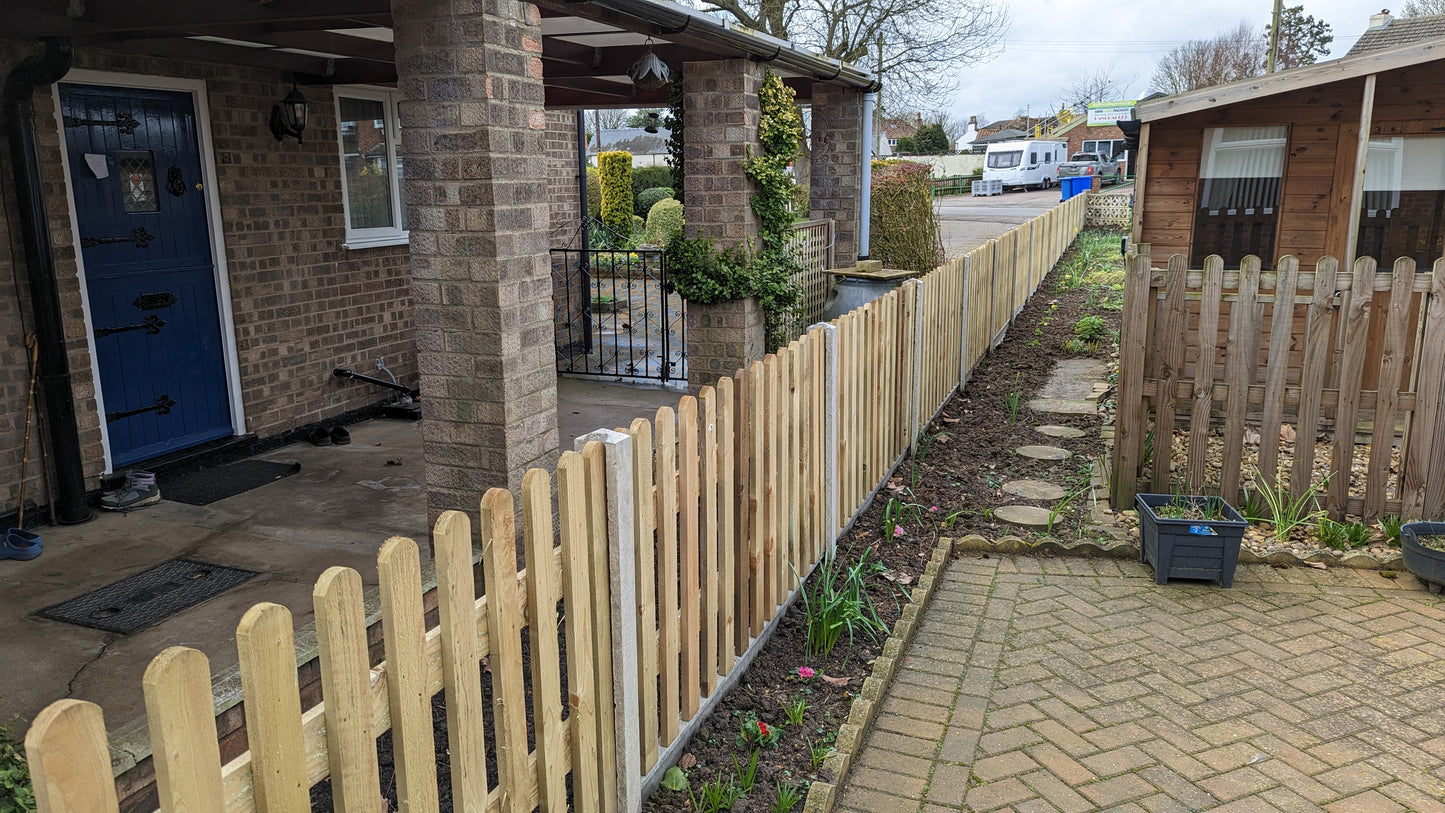 Round Top Picket Panels