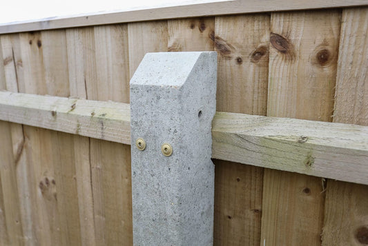 Recessed Concrete Posts