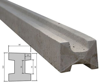 Concrete Slotted Intermediate Posts